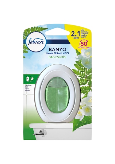 Febreze Hava Ferahlatıcı Banyo Kokusu Dağ Esintisi 7.5 ML