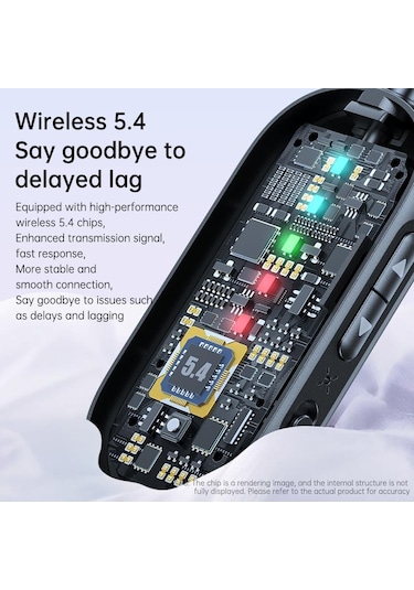 Vaorlo 2'si 1 Arada Alıcı Ve Verici Ses Adaptörü Aynı Anda Bir İla İki Tv Kulaklık Hoparlör İçin Düşük Gecikmeli İletimi Destekler