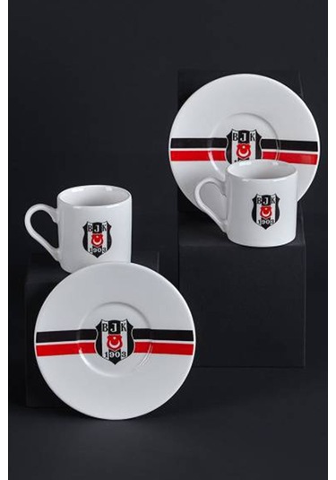 Beşiktaş Lisanslı 2'li Fincan Takımı