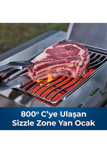 Napoleon Prestige 500 Connected Rsib Gazlı Mangal Gri