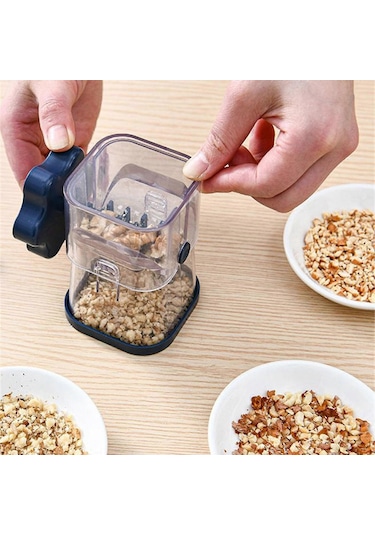 Pratik Fındık Öğütücü Manuel Çikolata Öğütme Cihazı Çok Fonksiyonlu Ceviz Kırıcı Çok Fonksiyonlu Mutfak Aleti Sarı Siyah