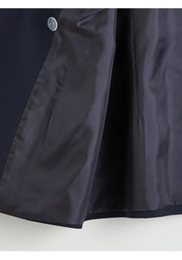 Lc Waikiki Lacivert Kruvaze Yaka Kadın Blazer Ceket