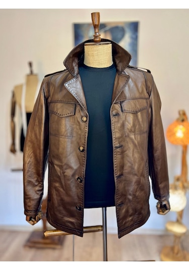 Always Leather Usta İşi Özel Dikim Hakiki Deri 1803340042c Kahverengi