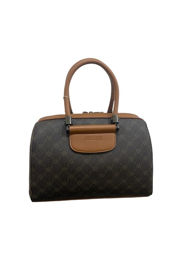 Armine 396 Bayan Çanta Kahve Noktalı Kahverengi