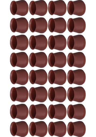 32 Adet Sandalye Bacak Koruyucuları Kaymaz Çizilmeye Dayanıklı Yuvarlak Silikon Mobilya Bacak Koruyucuları Aksesuarları Diğer