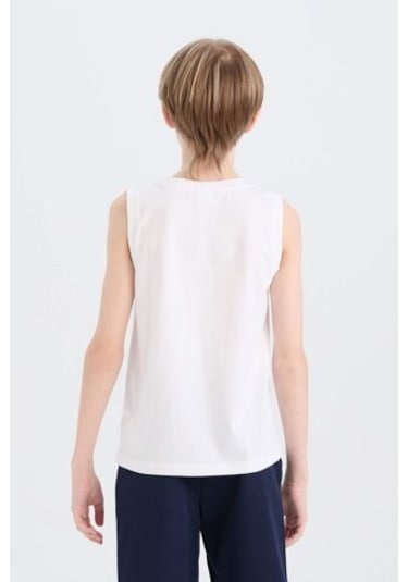 DeFacto Erkek Çocuk Bisiklet Yaka Atlet E0192A825HSWT34