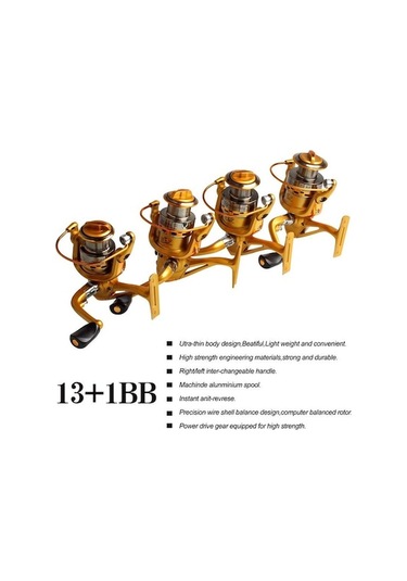 Novahub İplik Balıkçılık Reel 13 + 1bb Tam Metal Balıkçılık Tekerlek Bas Sazan Trolling Balıkçılık Reel Olta Takımı 4000