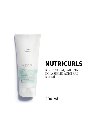 Wella Professionals Nutricurls Bukle Belirginleştirici Saç Kremi 200 Ml