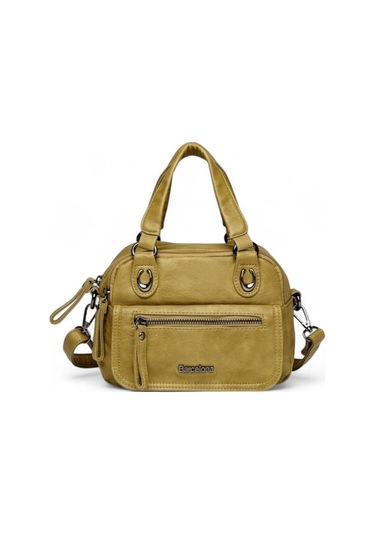 21kbarcelona Fıstık Yeşili Kadın El Çantası Brc-1933 Fıstık Yeşili