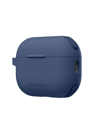 Airpods Pro 2 Uyumlu Amazingthing Airbag Köşe Tasarımlı Omni Serisi Silikon Kapak Lacivert