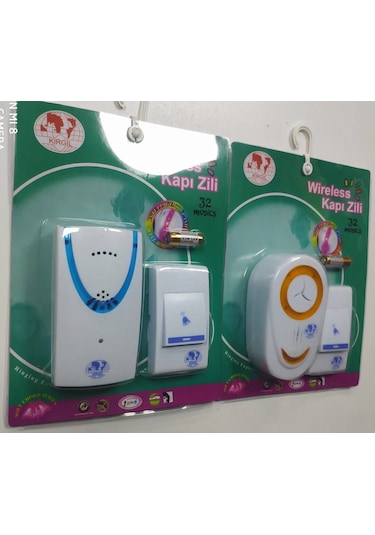 Kapı Zili Kablosuz Uzaktan Kumandalı Kapı Zili 100 Metre 1 Ad
