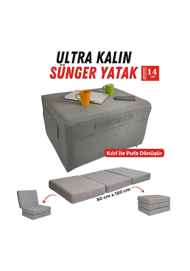 Xpermate Ultra Kalın Katlanır Sünger Yer Yatağı