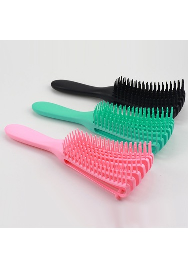 Lemestar Saç Dökülmesini Engelleyen, Kuru/ıslak Saçta Kullanılan, Scalp Masajı Veren Abs Materyalli Çok Renkli Dökülme Önleyici Fırça