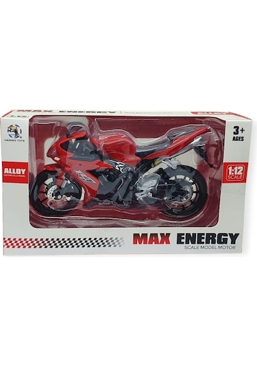 1:12 Ölçekli Model Motosiklet - Ducati - Hx794-1- Kırmızı