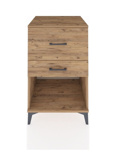 Kronos Komodin 2 Çekmeceli 60x59x96 Çam-çam Çam