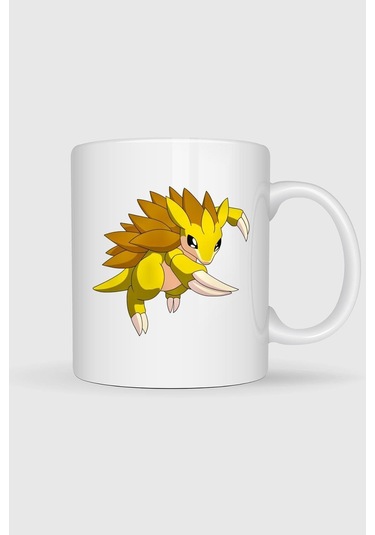 Sandslash Baskılı Kupa Bardak Beyaz