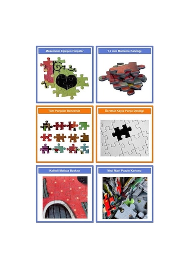 Nova 1500 Parça Leylaklar Mini Puzzle
