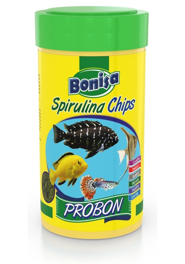 Spirulina Chips Pro 250ml Kutu Akvaryum Balık Yemi