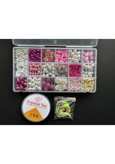 18 Gözlü Pembe Renk Hobi Yapım Seti