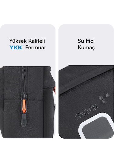 Mack Mce-1226 Explor Crossbody Seyahat Çantası Siyah