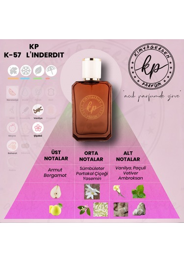 Kimyagerden K-57 Kadın Parfüm Edp 50 Ml