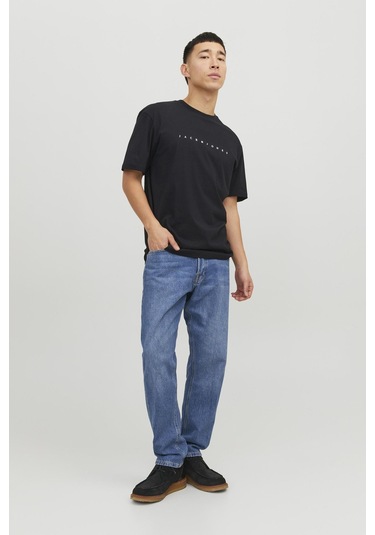 Jack &amp Jones Jjestar Jj Tee Ss Noos Siyah Erkek Kısa Kol T-shirt 000000000101927704 Siyah