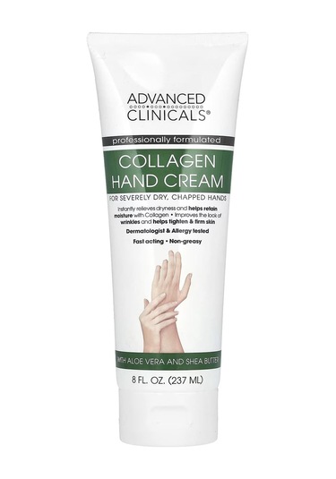 Advanced Clinicals Collagen Nemlendirici El Kremi 237ml