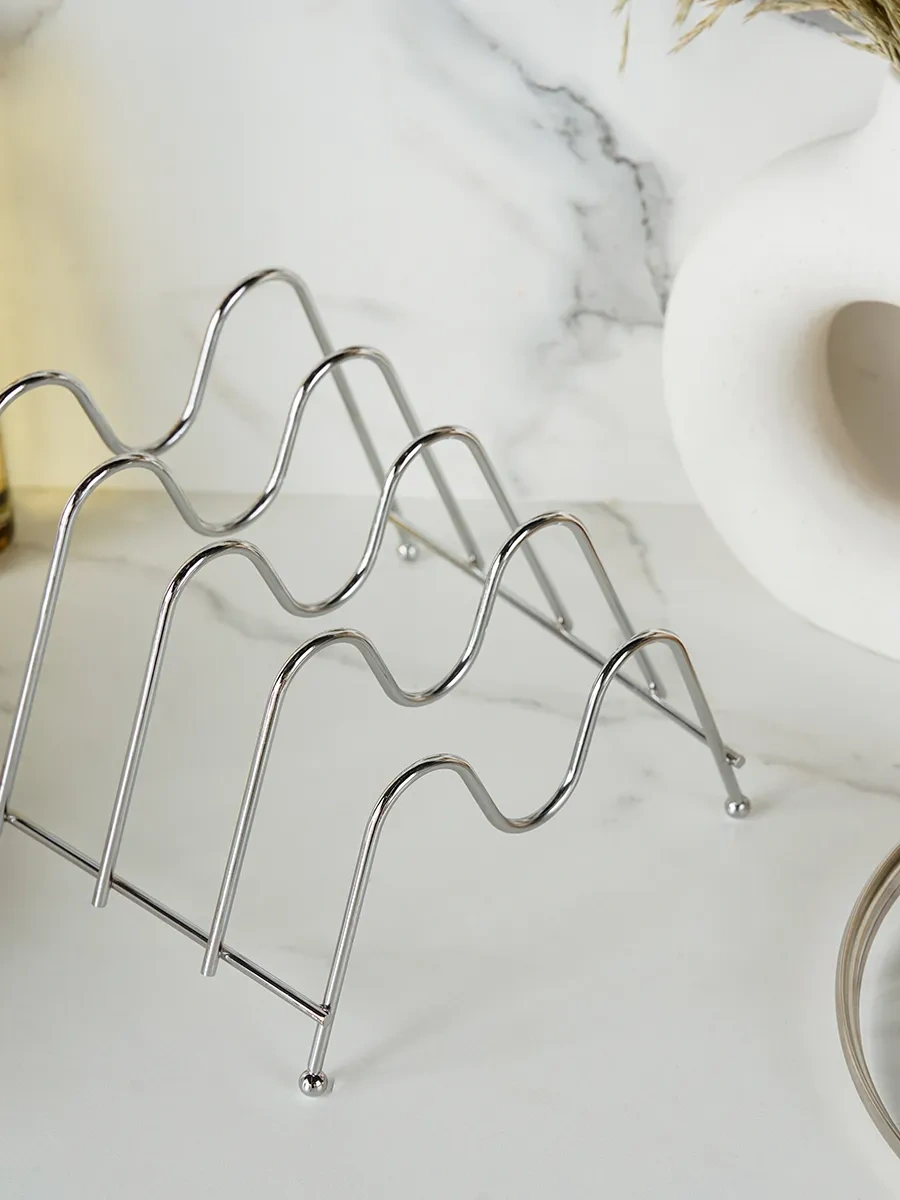 Dolana Kapaklar Ve Tencereler İçin Stand Tutucu, 22,5 20,5 16,5 Cm 62178581 Gri