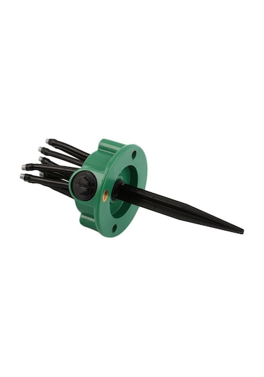 Lemestar Plastik Ve Pvc Çiftli Nozzleli Otomatik Bahçe Sulama Sprinklerı - 360 Derece Dağıtım, Basınçlı, Su Tasarruflu, Çim Ve Bitki Sulama