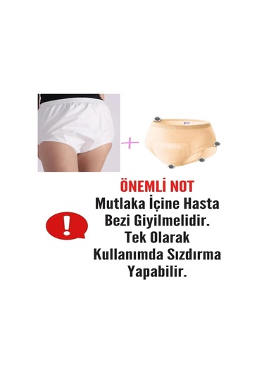 Benlife Yeninesil Yıkanabilir Emici Mesane Slip Külodu Bezi 3XL - 4XL