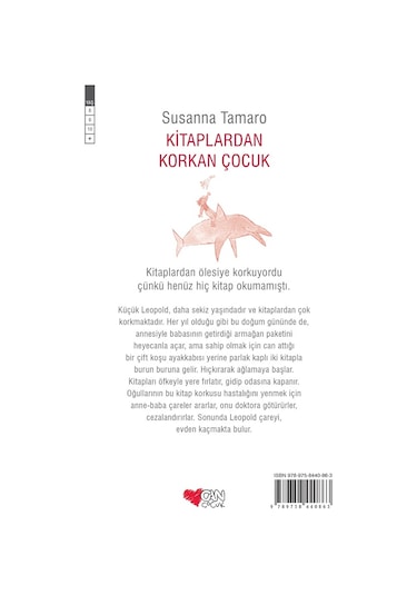Kitaplardan Korkan Çocuk - Susanna Tamaro - Can Çocuk Yayınları