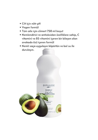 Family Fresh Kuru Saçlara Özel Avokadolu Şampuan 750ml