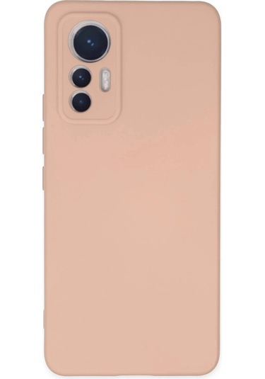 Durukar Mi 12 Lite Kılıf Nano İçi Kadife Silikon - Pudra