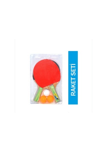 Masa Tenisi Raket Seti 2 Adet Raket 3 Adet Masa Tenisi Topu