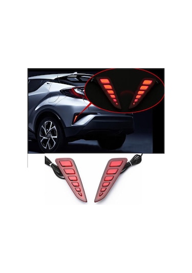 Toyota Uyumlu Chr Arka Sis Lambası Ledli 2016-2019 Arası