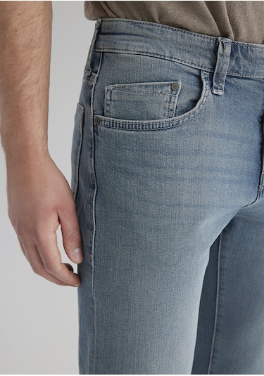 Mavi - Nicholas Mavi Premium Vintage Puslu Indigo Jean Şort 0416089816 Koyu Mavi