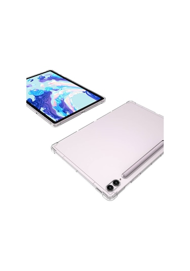 Galaxy Tab S10 Ultra Kılıf Zore Tablet Nitro Anti Shock Silikon Kapak Arka Kapak