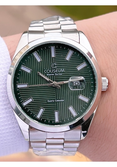 Coliseum Çelik Kordon Takvimli Kadran Kutulu Seri Erkek Kol Saati Ft.rl.8742.s1 Gri
