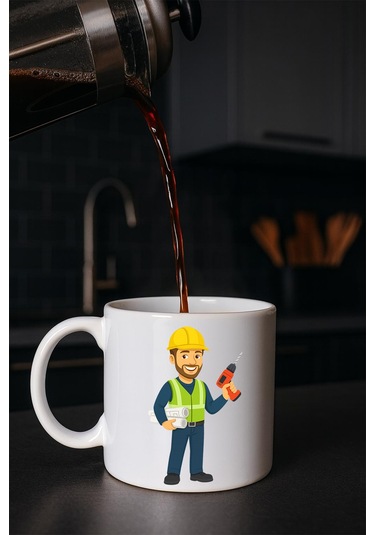 Meslek Baskılı Kupa Erkek Mühendis