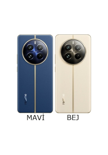 Realme 12 Pro Rmx3842 Arka Kapak Pil Kapağı Full Mavi