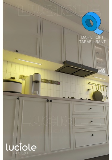 50 Cm Led Mutfak Tezgah Aydınlatma Günışığı Adaptörlü