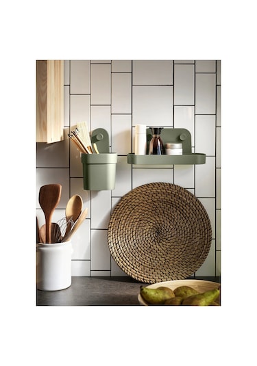 Ikea Öbonäs Vantuzlu Kutu 10 Cm Yeşil