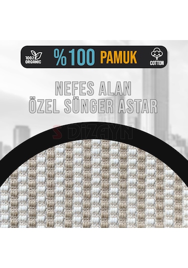 S-dizayn Oto Koltuk Koruyucu Kılıf Krem Universal 2 Parça Ön A+