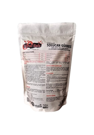 Vermisafa %100 Doğal Organik Katı Solucan Gübresi 1KG