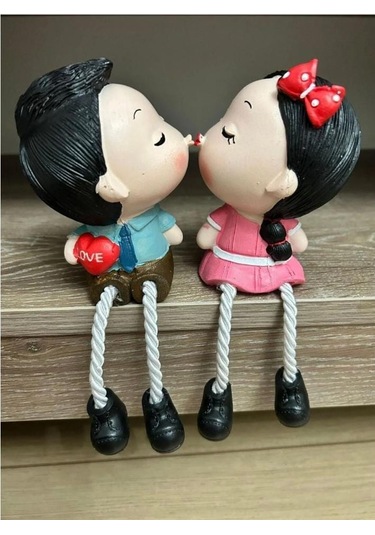 2 Li Ayakları Sallanan Öpüşen Biblo 02