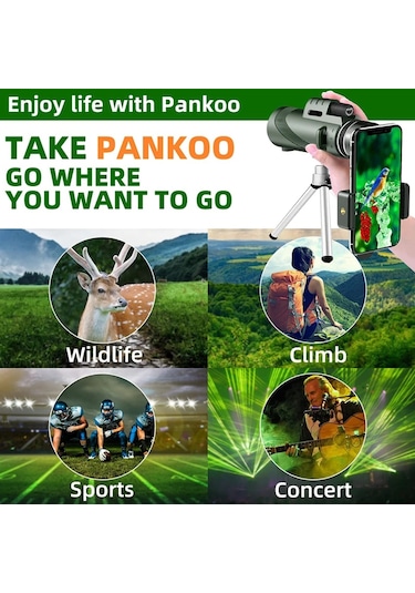 5000m Zoom Hd Mini Katlanır Avcılık Ve Kamp Dürbünü 1