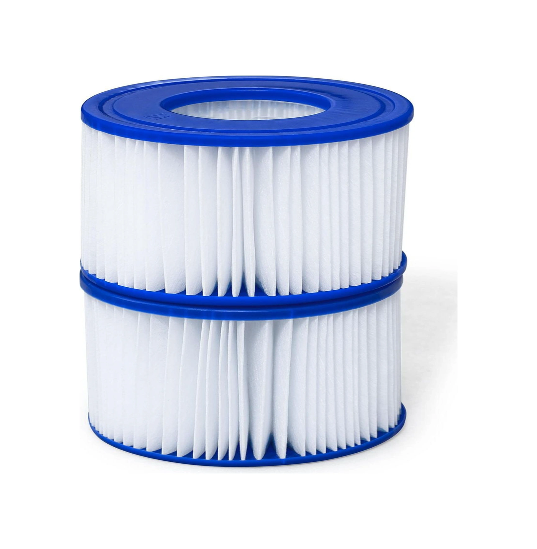 Yaleker Bestway Saluspa Filtre Kartuşu Seti 2 Adet - Tip Vı, Kolay Temizlenir, Spa Suyu Temizliği İçin, Coleman Ve Diğer Modellerle Uyumlu Beyaz - Mavi