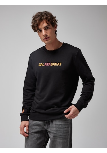 Gsstore Galatasaray Ata Sweatshirt E251277 Siyah
