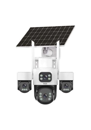 X14 4 Kameralı Solar Güvenlik Kamerası Sım Kartlı & Esım Destekli Kablosuz Güneş Enerjili-127168