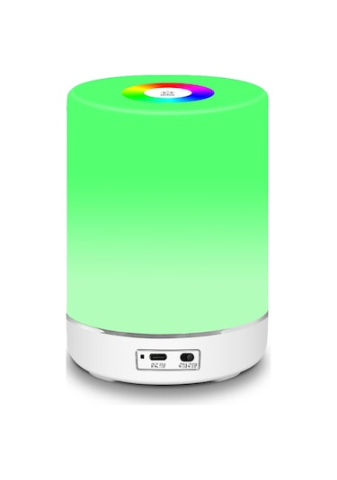 Gajeena Dokunmatik Kontrol 3 Parlaklık Ayarı Rgb Renkli Stüdyo Lambası, Yumuşak Işık, Gözlere Zararsız, 1200mah Batarya İle Beyaz